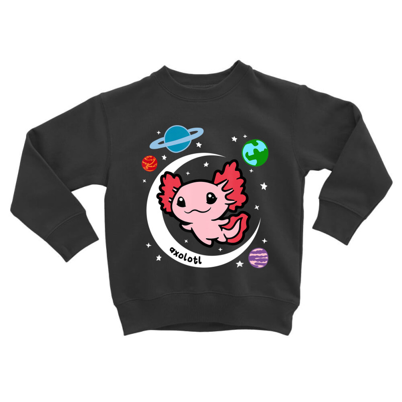 Artistshort Trending Cute Axolotl Lover Funny Space Salamander Astron Toddler Sweatshirt by femalesbaubles | Artistshot