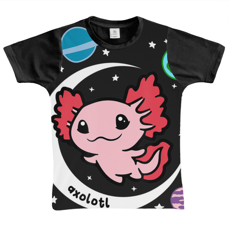 Artistshort Trending Cute Axolotl Lover Funny Space Salamander Astron Graphic Youth T-shirt by femalesbaubles | Artistshot