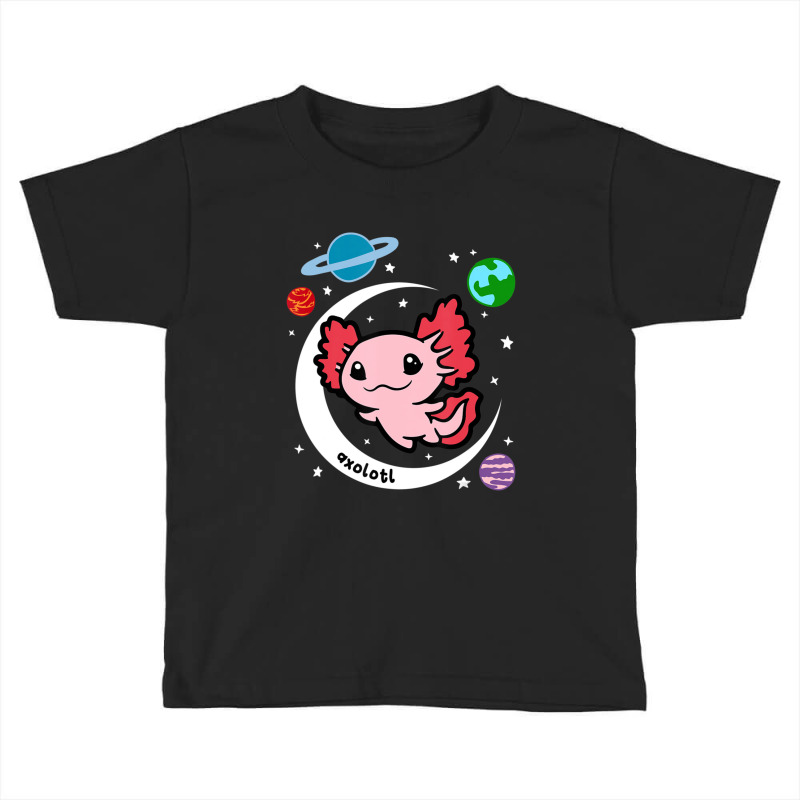 Artistshort Trending Cute Axolotl Lover Funny Space Salamander Astron Toddler T-shirt by femalesbaubles | Artistshot