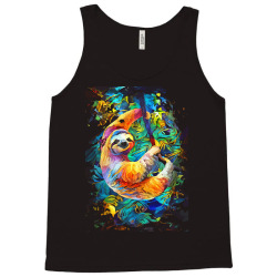 animals t  shirt colorful sloth t  shirt Tank Top | Artistshot