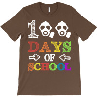 100th Days Of School Red Blue T-shirt | Artistshot