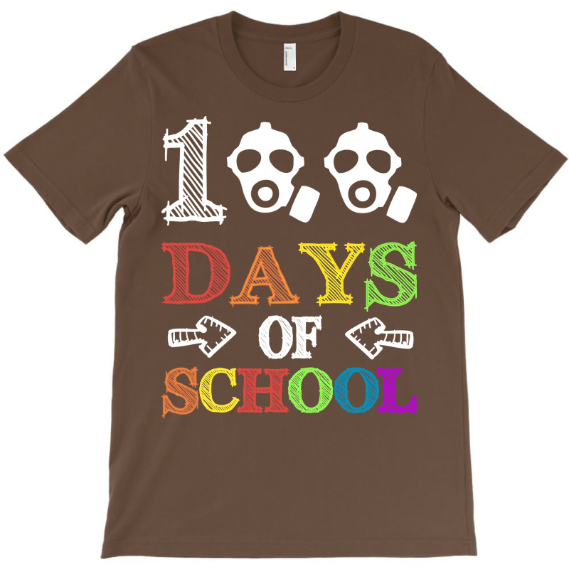 100th Days Of School Red Blue T-shirt | Artistshot