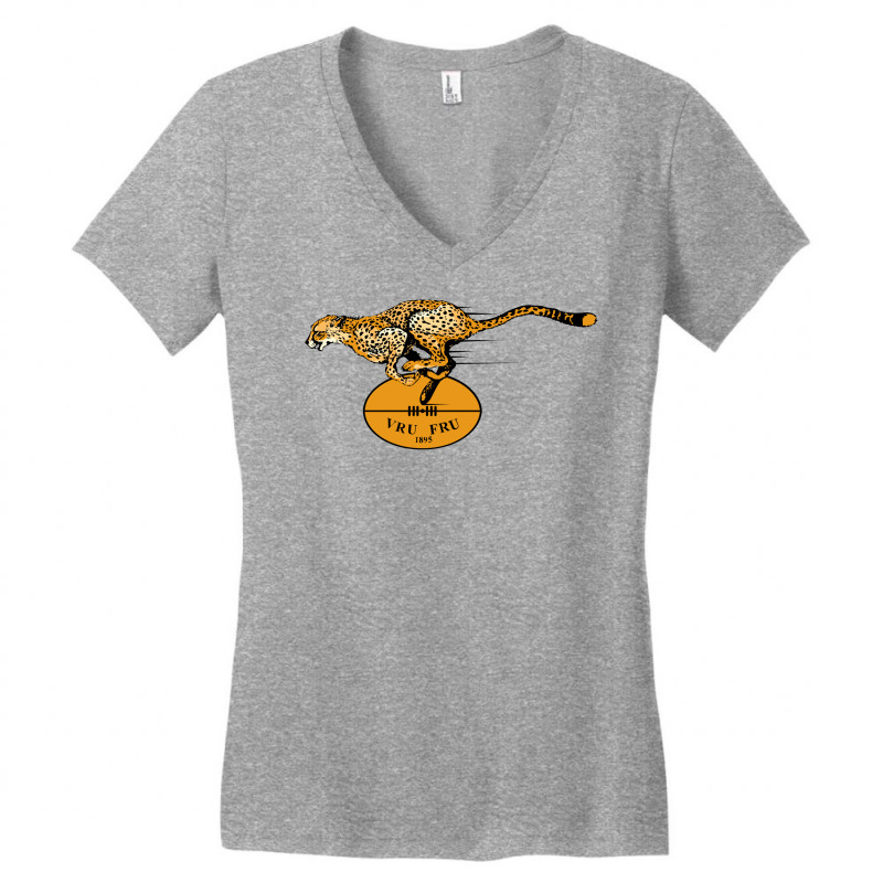 Suitable-free-state-cheetahs-worn Women's V-Neck T-Shirt by hontinga | Artistshot