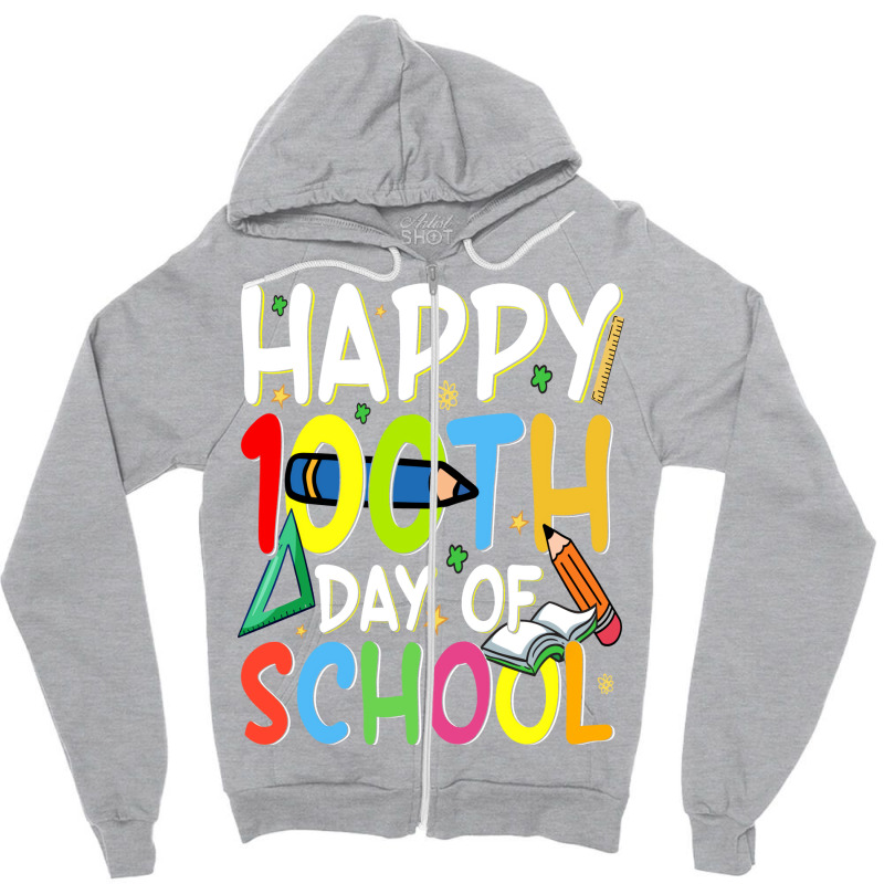 100 Days Of School Stars Tumblr Zipper Hoodie | Artistshot