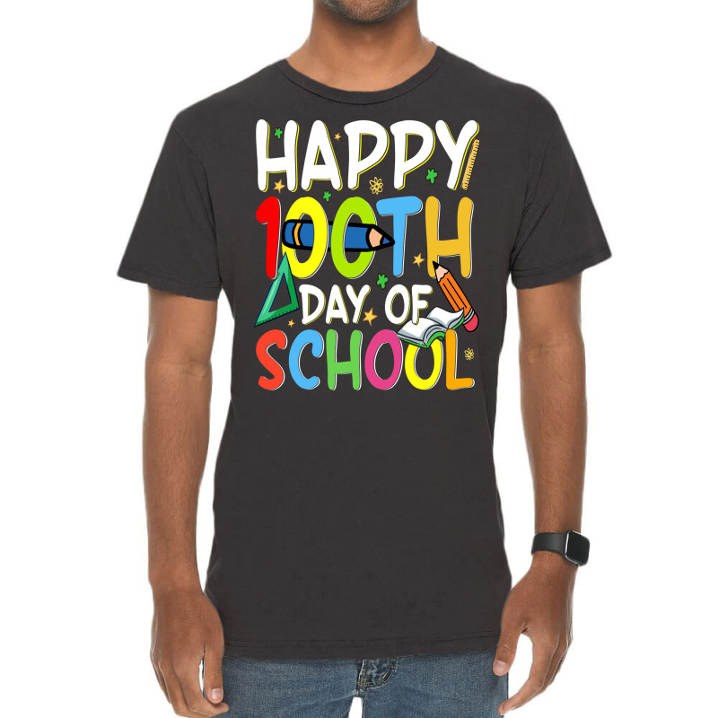 100 Days Of School Stars Tumblr Vintage T-shirt | Artistshot