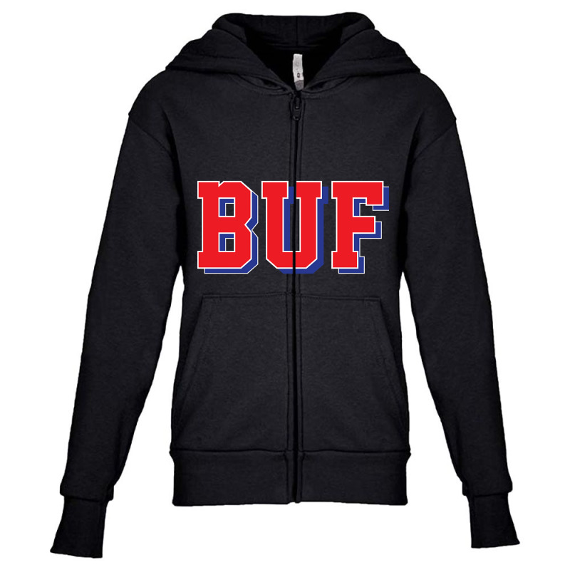 Hot Trend Buffalo Buf Youth Zipper Hoodie by quanghuydinh1 | Artistshot