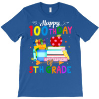 Happy 100th Day Of 5th Grade Teacher 100 Days Of School Boys Stars T-shirt | Artistshot