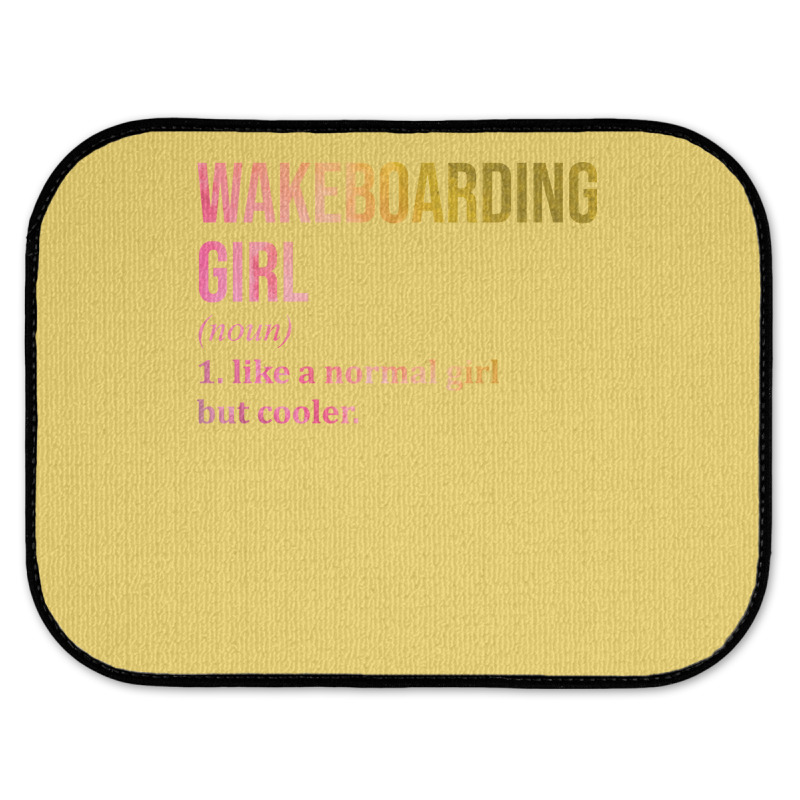 Wakeboarding Tumblr Rear Car Mat | Artistshot