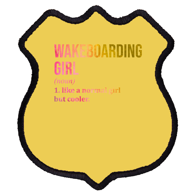 Wakeboarding Tumblr Shield Patch | Artistshot