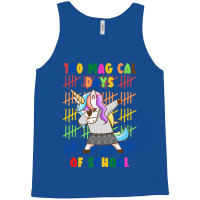 100 Magical Days Of School Unicorn Yellow Red Tank Top | Artistshot