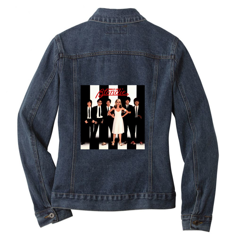 Parallel Lines Ladies Denim Jacket by PenelopeSmith | Artistshot