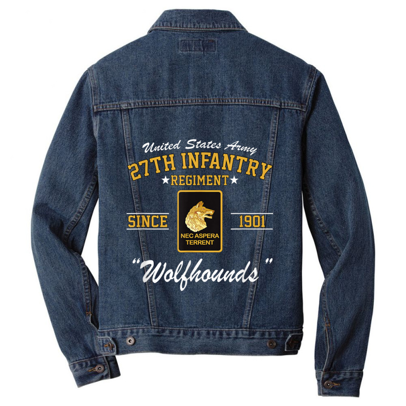 27th Infantry Regiment 002 Men Denim Jacket by ALFREDMCGOWAN | Artistshot