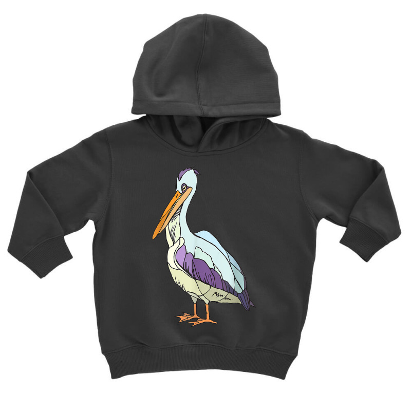 Pelican Vintage Bird Graphic Pelican Sea Bird Seabird T Shirt Toddler Hoodie by casimircorjki0 | Artistshot