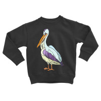 Pelican Vintage Bird Graphic Pelican Sea Bird Seabird T Shirt Toddler Sweatshirt | Artistshot