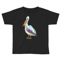 Pelican Vintage Bird Graphic Pelican Sea Bird Seabird T Shirt Toddler T-shirt | Artistshot