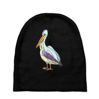 Pelican Vintage Bird Graphic Pelican Sea Bird Seabird T Shirt Baby Beanies | Artistshot