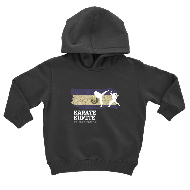 El Salvador Karate Kumite Martial Arts Women Girl Karate Toddler Hoodie by garbaaargouby | Artistshot