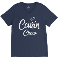 Cousin Crew Retro V-neck Tee | Artistshot