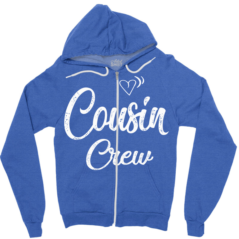 Cousin Crew Retro Zipper Hoodie | Artistshot