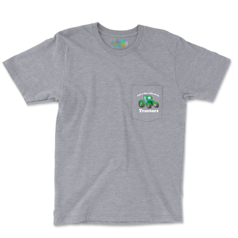 Just A Boy Who Loves Tractors Cool Pocket T-Shirt by lubakiumirab | Artistshot