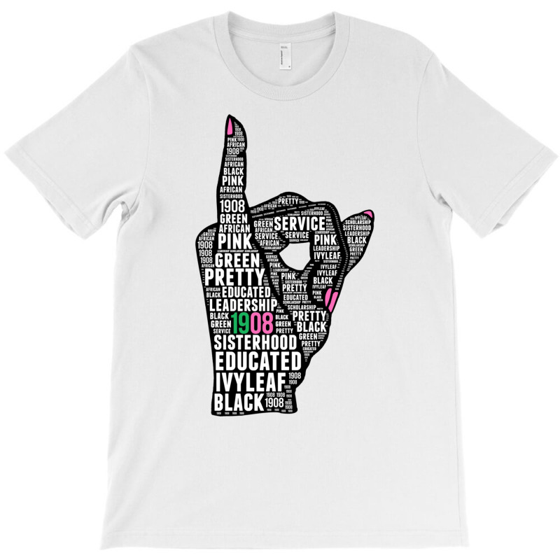 J15 Founder's Day Aka Women Hand Sign Words Long Sleeve T Shirt T-shirt | Artistshot