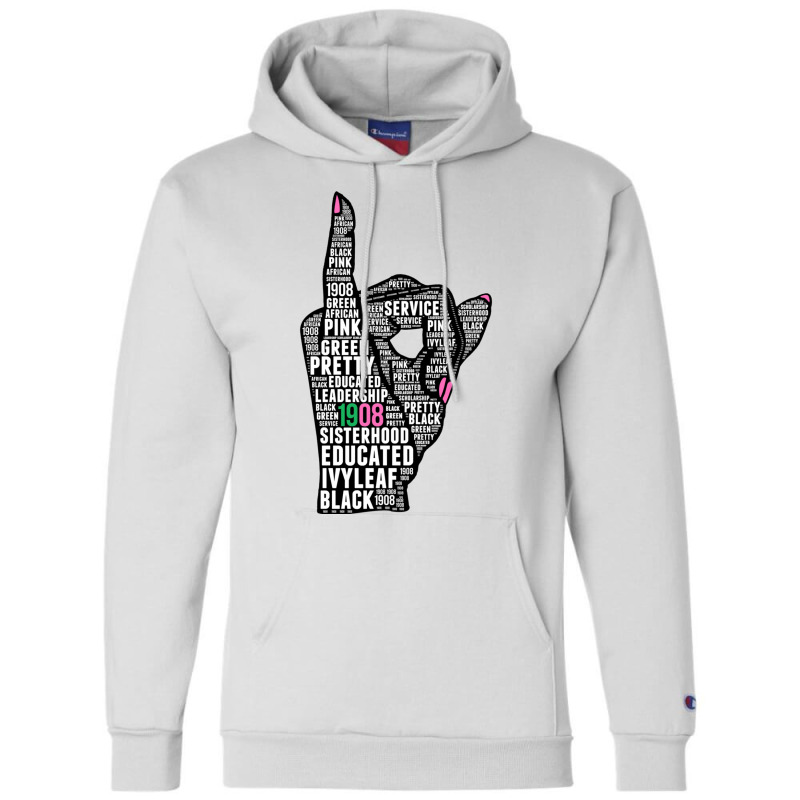 J15 Founder's Day Aka Women Hand Sign Words Long Sleeve T Shirt Champion Hoodie | Artistshot