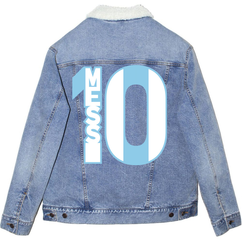 Messi 70s Unisex Sherpa-lined Denim Jacket | Artistshot