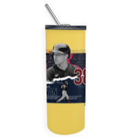 Steven Kwan Baseball Paper Poster Guardians Boy Skinny Tumbler | Artistshot