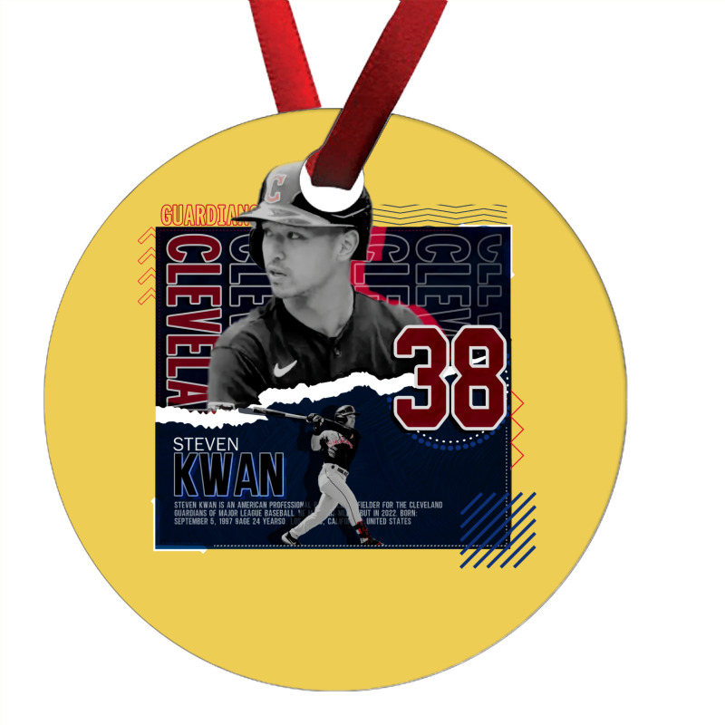 Steven Kwan Baseball Paper Poster Guardians Boy Ornament | Artistshot