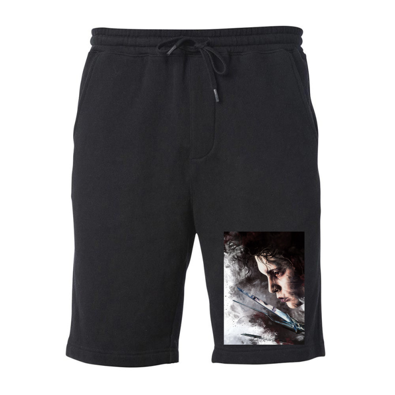 Edward Scissorhands 2 Fleece Short | Artistshot