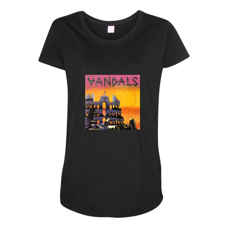 The 'vandals Maternity Scoop Neck T-shirt by famoustrick | Artistshot