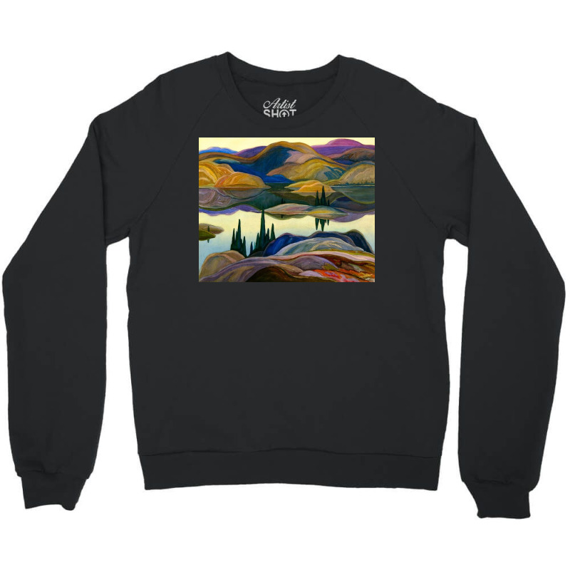 Franklin Carmichael   Mirror Lake Crewneck Sweatshirt by dorisMdamm | Artistshot