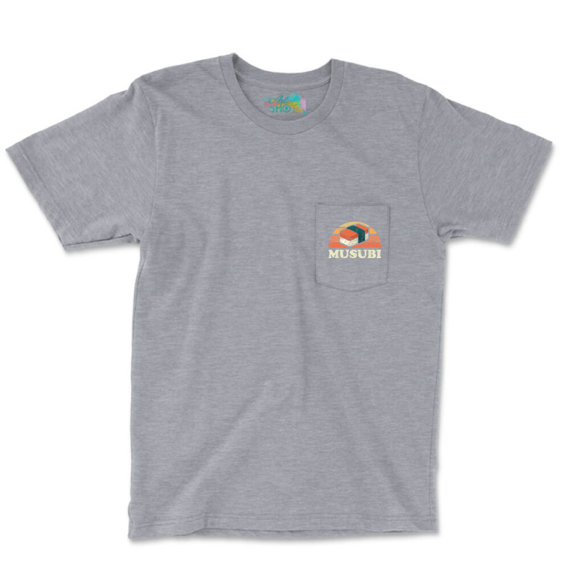 Musubi Hawaiin Sunset Girl Pocket T-shirt | Artistshot