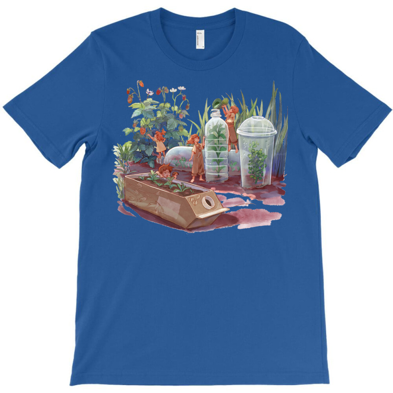 Gardening Blue T-Shirt by shudoterika0 | Artistshot