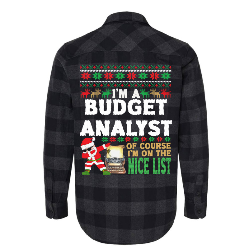 Budget Analyst  Ugly Christmas Budget Analyst Gift Flannel Shirt | Artistshot