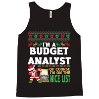 Budget Analyst  Ugly Christmas Budget Analyst Gift Tank Top | Artistshot