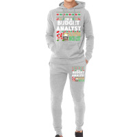 Budget Analyst  Ugly Christmas Budget Analyst Gift Hoodie & Jogger Set | Artistshot