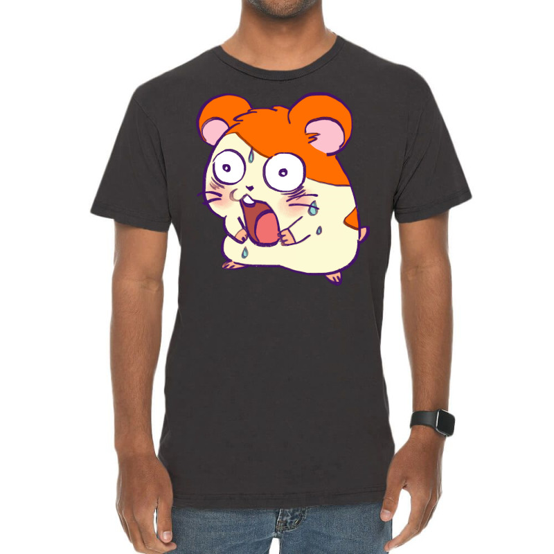 Shocked Hamtaro Meme Girl Vintage T-shirt | Artistshot