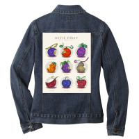 The Fruits Of The Devil Good Appetite D Ladies Denim Jacket | Artistshot