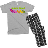 Mama Tried Blue Men's T-shirt Pajama Set | Artistshot