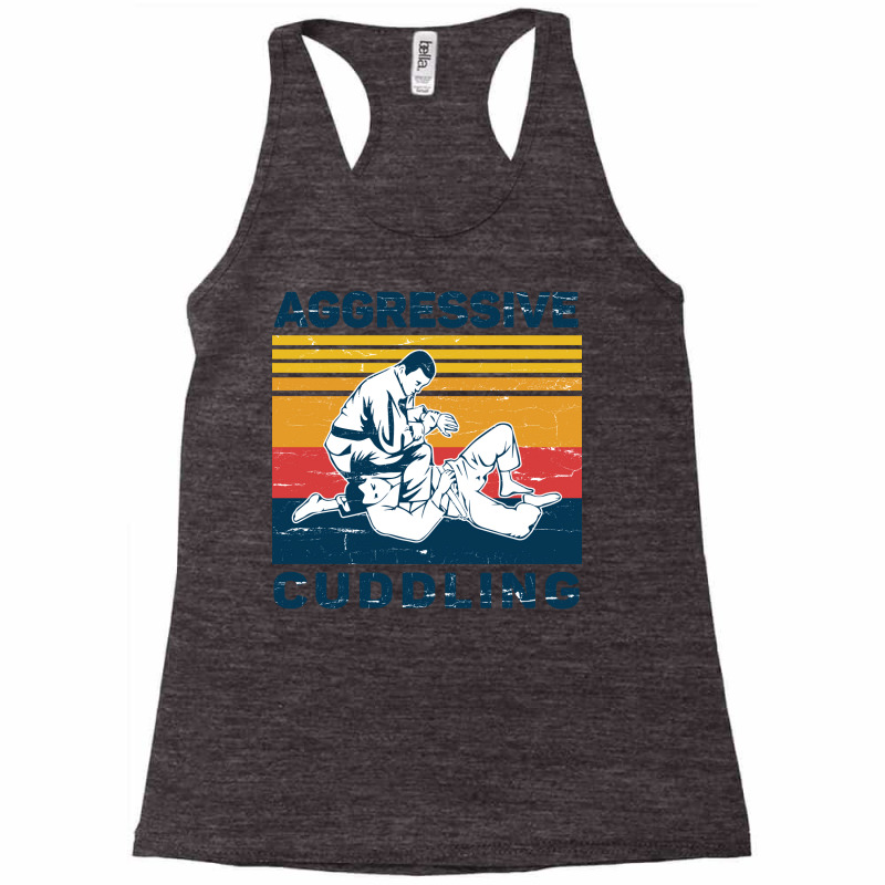 Jiu Jitsu  Vintage Jiu Jitsu Aggressive Cuddling 80s Racerback Tank by soumiacmedd | Artistshot