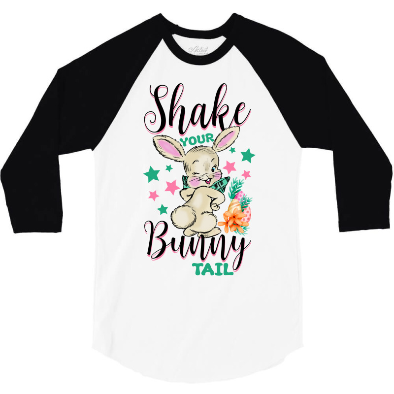 Shake Your Bunny Tail 3/4 Sleeve Shirt | Artistshot