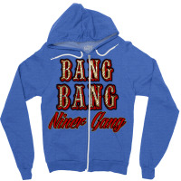 Bang Bang Niner Gang Tropical Summer Zipper Hoodie | Artistshot