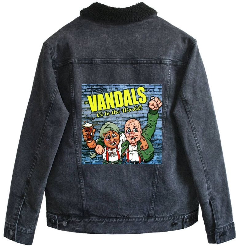 The 'vandals Unisex Sherpa-Lined Denim Jacket by famoustrick | Artistshot