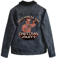 He Man Christmas Party Unisex Sherpa-lined Denim Jacket | Artistshot