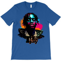 Lil Tjay Art Blue T-shirt | Artistshot