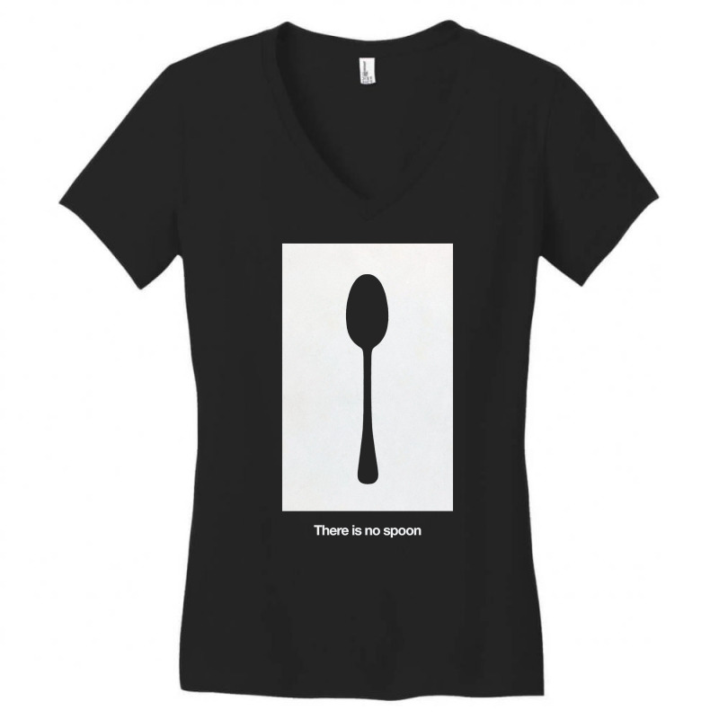 Limited Edition There Is No Spoon! Women's V-Neck T-Shirt by Bostic Walling | Artistshot