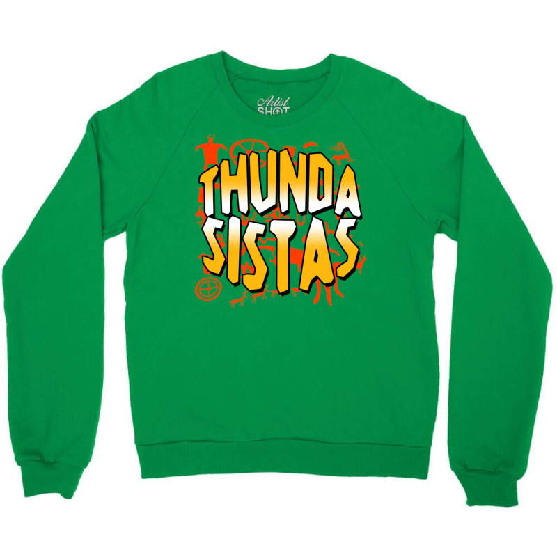 Thunda Sistas   Thunder Sisters From Croods A New Age Crewneck Sweatshirt by baouzstuwem | Artistshot