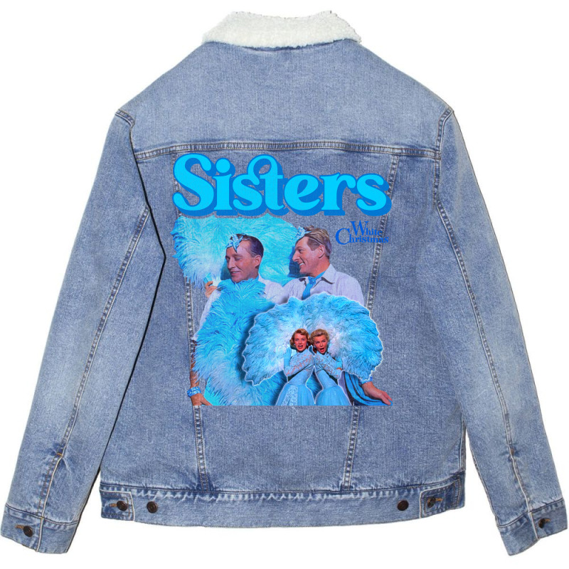 White Christmas Sisters Reprise Hippie Unisex Sherpa-lined Denim Jacket | Artistshot