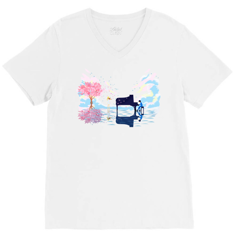 Your Lie In April Cute V-neck Tee | Artistshot